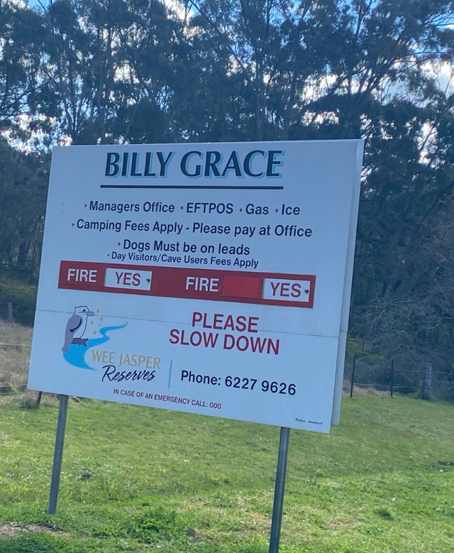 Billy Grace Reserve - Reflections Holiday Park, Campsite at Wee Jasper